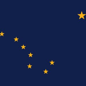 Alaska Flagge Paket