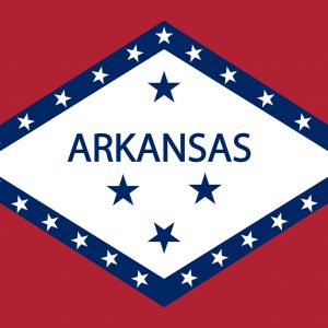 Arkansas Flagge Paket
