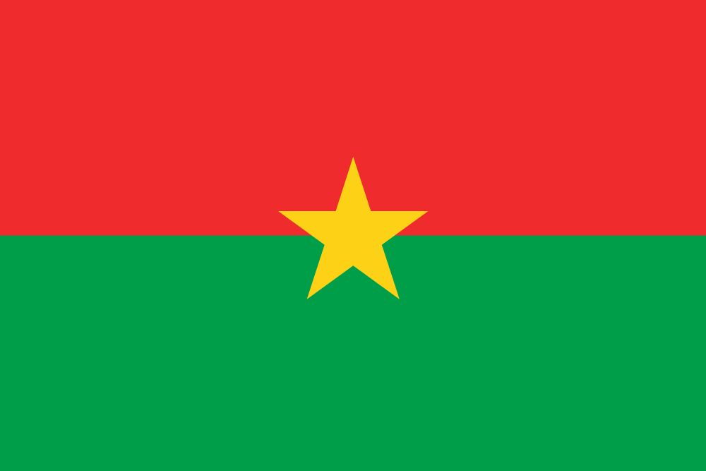 Vlag van Burkina Faso