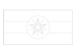 Flag of Ethiopia - A4