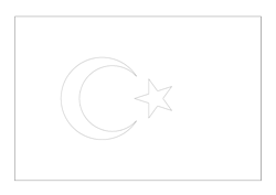 Flag of Turkey - A4