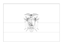 Flag of Ecuador - A4