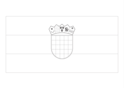 Flag of Croatia - A4