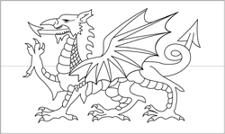 Flag of Wales - A4