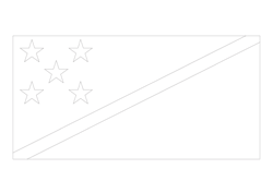 Flag of the Solomon Islands - A4