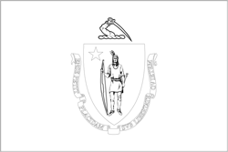 Flag of Massachusetts - A4