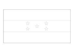 Vlag van Honduras - A4