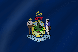 Flag of Maine - Wave