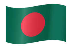 Flag of Bangladesh - Waving