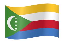 Flag of Comoros - Waving