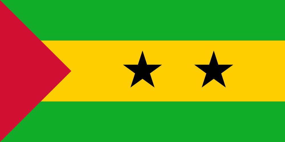 Flagge Sao Tome und Principe